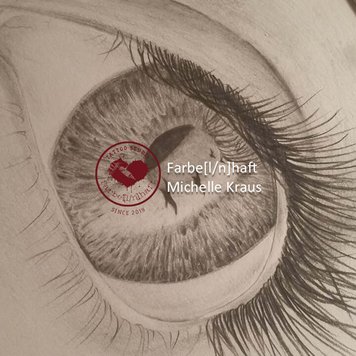 Zeichnung von einem Auge mit Spiegelung